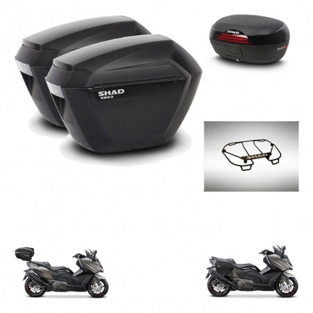 SHAD Baul SH46 + soporte montaje maletas sh23 accesorios 45 L KIT-480935