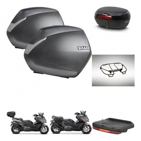 SHAD Baul SH46 + soporte montaje maletas SH36 accesorios 45 L KIT-480939
