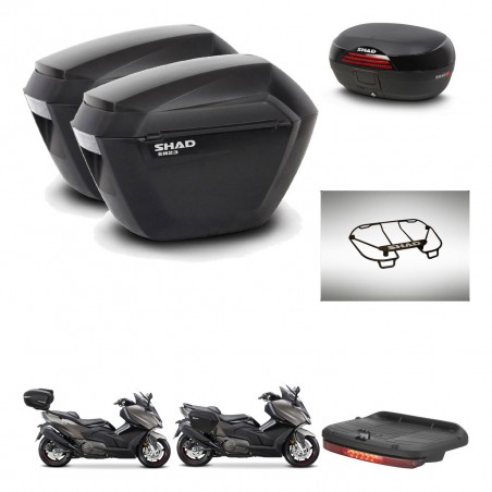 SHAD Baul SH46 + soporte montaje maletas sh23 accesorios 45 L KIT-480941