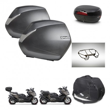 SHAD Baul SH46 + soporte montaje maletas SH36 accesorios 45 L KIT-480945
