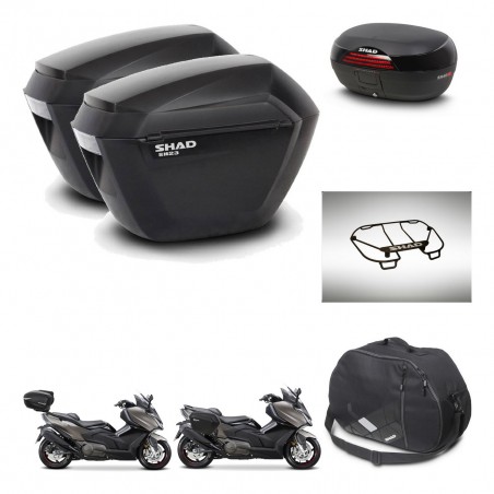 SHAD Baul SH46 + soporte montaje maletas sh23 accesorios 45 L KIT-480947