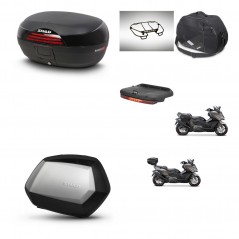 SHAD SH35 PREMIUM suitcases + mounting bracket SH46 trunk accessories 45 L KIT-480954