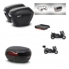 SHAD SH46 trunk + mounting bracket sh23 suitcases accessories 45 L KIT-480965