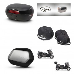 SHAD SH35 PREMIUM suitcases + mounting bracket SH46 trunk accessories 45 L KIT-480973