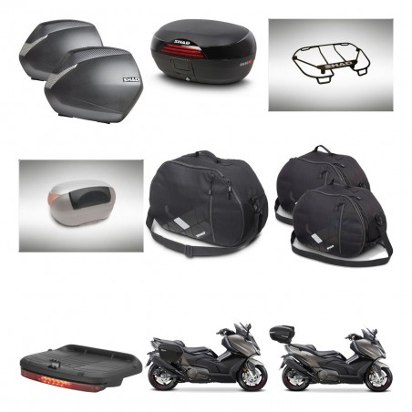 SHAD SH46 trunk + mounting bracket SH36 suitcases accessories 45 L KIT-480976