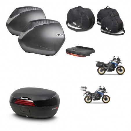 SHAD Baul SH46 + soporte montaje maletas SH36 accesorios 45 L KIT-481000
