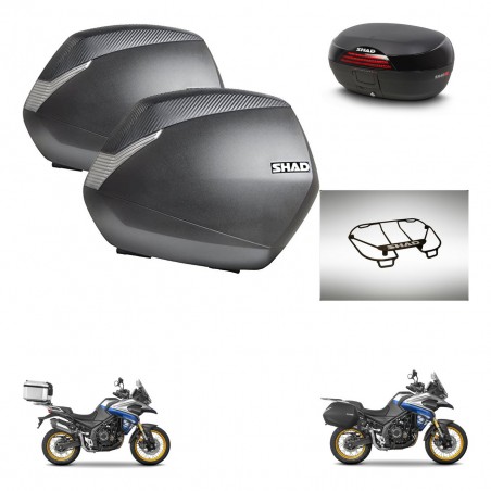 SHAD Baul SH46 + soporte montaje maletas SH36 accesorios 45 L KIT-481029