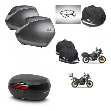 SHAD Baul SH46 + soporte montaje maletas SH36 accesorios 45 L KIT-481042