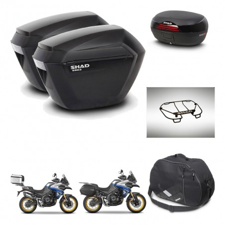 SHAD Baul SH46 + soporte montaje maletas sh23 accesorios 45 L KIT-481043