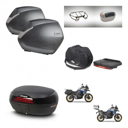 SHAD SH46 trunk + mounting bracket SH36 suitcases accessories 45 L KIT-481071