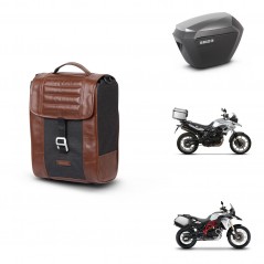 SHAD SH23 alu suitcases + mounting bracket suitcase trunk SR38 CAFE RACER STYLE 1U KIT-481088