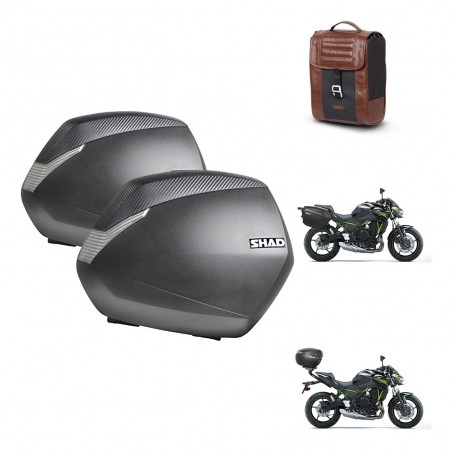 SHAD Baul maleta + soporte montaje maletas SH36 SR38 CAFE RACER STYLE 1U KIT-481137