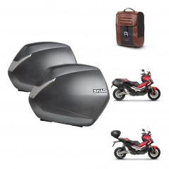 SHAD Baul maleta + soporte montaje maletas SH36 SR38 CAFE RACER STYLE 1U KIT-481143