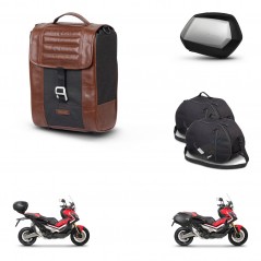 SHAD SH35 PREMIUM suitcases + mounting bracket suitcase trunk accessories SR38 CAFE RACER STYLE 1U KIT-481147