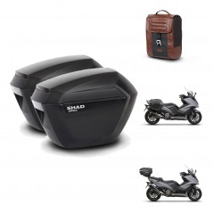 SHAD Baul maleta + soporte montaje maletas sh23 SR38 CAFE RACER STYLE 1U KIT-481157