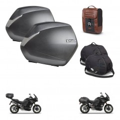 SHAD Suitcase trunk + mounting bracket SH36 suitcases accessories SR38 CAFE RACER STYLE 1U KIT-481168