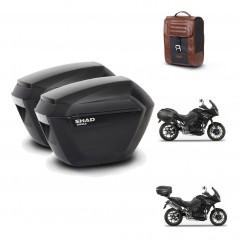 SHAD Baul maleta + soporte montaje maletas sh23 SR38 CAFE RACER STYLE 1U KIT-481169