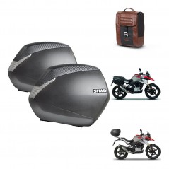 SHAD Suitcase trunk + mounting support SH36 suitcases SR38 CAFE RACER STYLE 1U KIT-481185