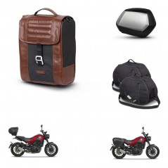 SHAD SH35 PREMIUM suitcases + mounting bracket suitcase trunk accessories SR38 CAFE RACER STYLE 1U KIT-481195