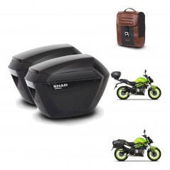SHAD Baul maleta + soporte montaje maletas sh23 SR38 CAFE RACER STYLE 1U KIT-481235