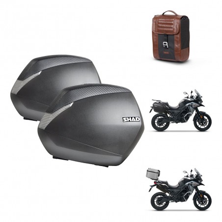 SHAD Baul maleta + soporte montaje maletas SH36 SR38 CAFE RACER STYLE 1U KIT-481269
