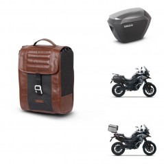 SHAD Maletas sh23 alu + soporte montaje Baul maleta SR38 CAFE RACER STYLE 1U KIT-481274