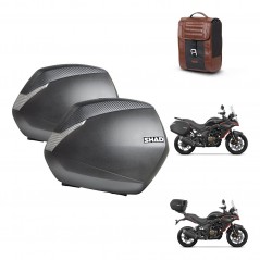 SHAD Baul maleta + soporte montaje maletas SH36 SR38 CAFE RACER STYLE 1U KIT-481299