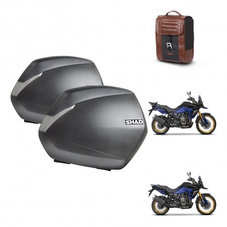 SHAD Baul maleta + soporte montaje maletas SH36 SR38 CAFE RACER STYLE 1U KIT-481305