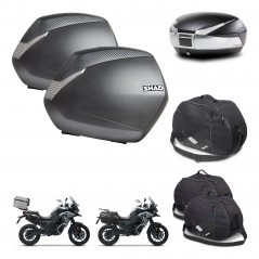 SHAD Baul SH48 + soporte montaje maletas SH36 accesorios TITANIUM PREMIUM KIT-481390
