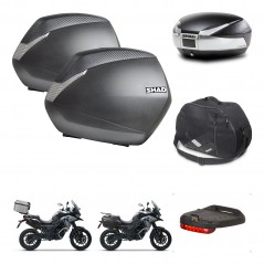 SHAD SH48 trunk + mounting bracket SH36 suitcases accessories TITANIUM PREMIUM KIT-481395
