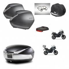 SHAD Baul SH48 + soporte montaje maletas SH36 accesorios TITANIUM PREMIUM KIT-481419