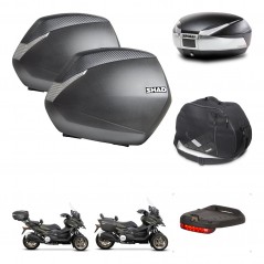 SHAD SH48 trunk + mounting bracket SH36 suitcases accessories TITANIUM PREMIUM KIT-481443