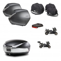 SHAD SH48 trunk + mounting bracket SH36 suitcases accessories TITANIUM PREMIUM KIT-481444