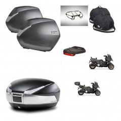 SHAD Baul SH48 + soporte montaje maletas SH36 accesorios TITANIUM PREMIUM KIT-481456