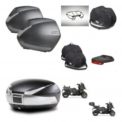 SHAD Baul SH48 + soporte montaje maletas SH36 accesorios TITANIUM PREMIUM KIT-481468
