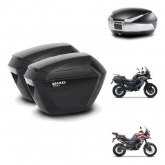 SHAD Baul SH48 + soporte montaje maletas sh23 TITANIUM PREMIUM KIT-481523