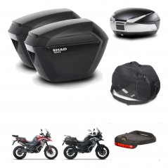 SHAD Baul SH48 + soporte montaje maletas sh23 accesorios TITANIUM PREMIUM KIT-481541