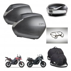 SHAD Baul SH48 + soporte montaje maletas SH36 accesorios TITANIUM PREMIUM KIT-481546