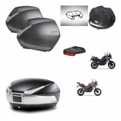 SHAD Baul SH48 + soporte montaje maletas SH36 accesorios TITANIUM PREMIUM KIT-481563