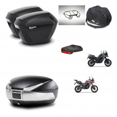 SHAD SH48 trunk + mounting bracket sh23 suitcases accessories TITANIUM PREMIUM KIT-481565