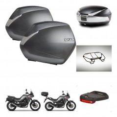 SHAD SH48 trunk + mounting bracket SH36 suitcases accessories TITANIUM PREMIUM KIT-481599