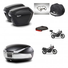 SHAD SH48 trunk + mounting bracket sh23 suitcases accessories TITANIUM PREMIUM KIT-481613