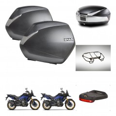 SHAD Baul SH48 + soporte montaje maletas SH36 accesorios TITANIUM PREMIUM KIT-481695
