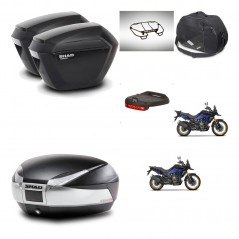 SHAD Baul SH48 + soporte montaje maletas sh23 accesorios TITANIUM PREMIUM KIT-481709