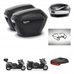 SHAD Baul SH48 + soporte montaje maletas sh23 accesorios TITANIUM PREMIUM KIT-481793