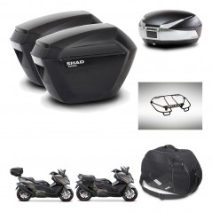 SHAD SH48 trunk + mounting bracket sh23 suitcases accessories TITANIUM PREMIUM KIT-481799