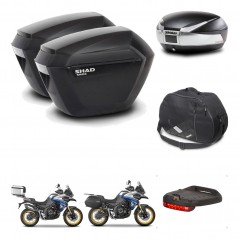 SHAD Baul SH48 + soporte montaje maletas sh23 accesorios TITANIUM PREMIUM KIT-481829