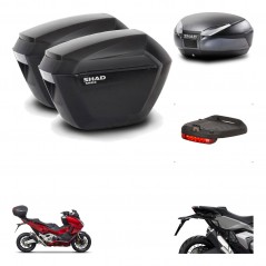 SHAD SH48 trunk + mounting bracket sh23 suitcases accessories DARK GREY PREMIUM KIT-481865