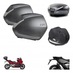 SHAD Baul SH48 + soporte montaje maletas SH36 accesorios DARK GREY PREMIUM KIT-481869