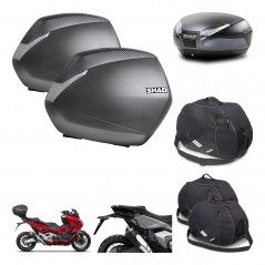 SHAD SH48 trunk + mounting bracket SH36 suitcases accessories DARK GREY PREMIUM KIT-481870